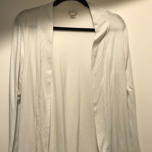 White J Crew Cardigan